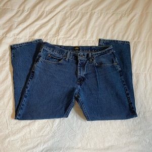Lee Dark Denim Blue Jeans